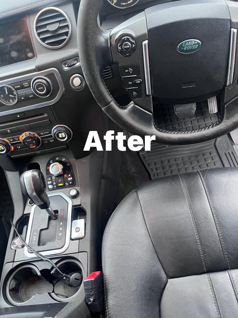Land Rover Dashboard & Console after