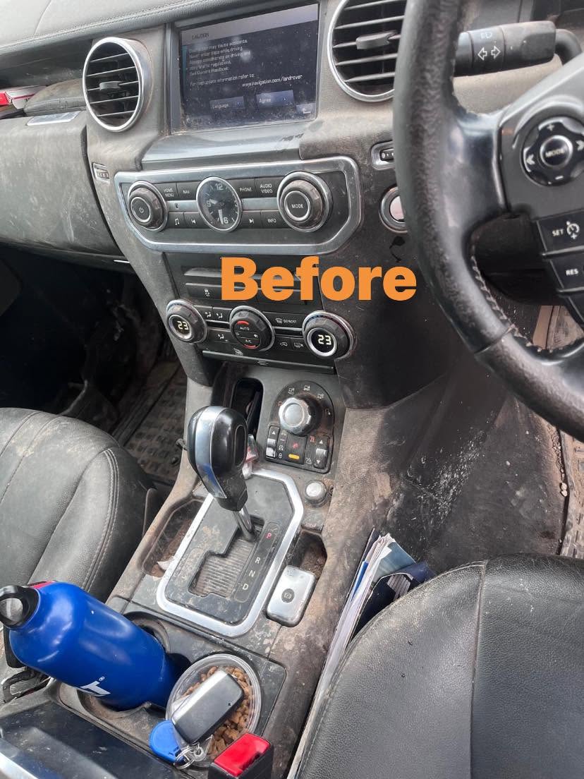Land Rover Dashboard & Console before