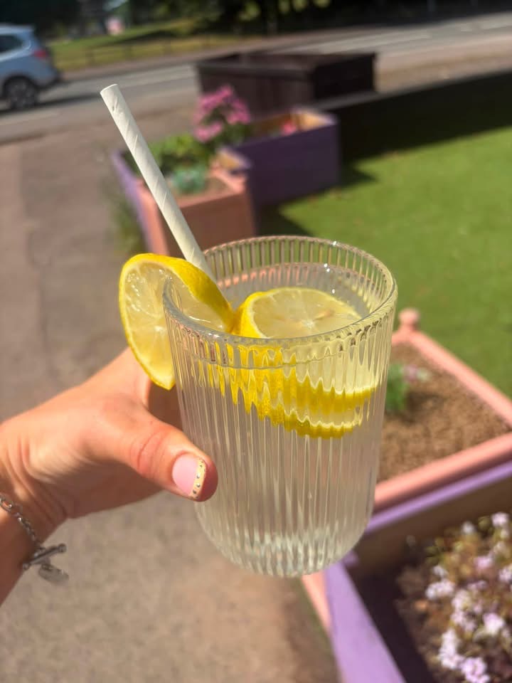 Fresh lemonade in the sunshine
