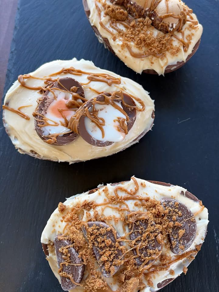 Creme egg loaded desserts